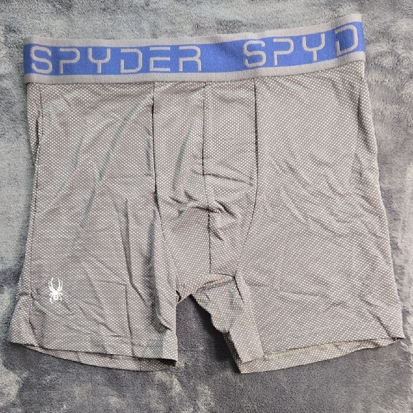 Spyder Other - Spyder Gray Boxer Briefs Fitted Cotton Blend